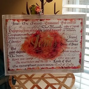 Jesus Many Names Poster